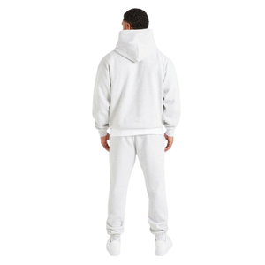 Sudadera con Capucha Gris Jaspeado para Hombre, Sudadera con Capucha de Manga Larga, Informal, para Invierno, Estilo Urbano - Product Image 3