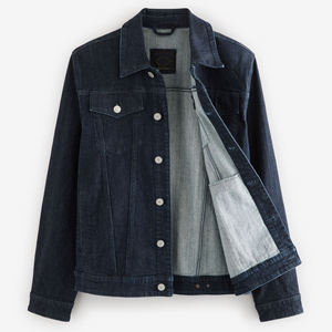 Chaqueta vaquera extragrande de moda, hecha con algodón transpirable, con un aspecto vintage lavado y estilo relajado. - Product Image 5