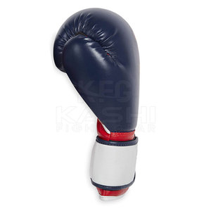 Guantes de Kick Boxing de Cuero Nuevos con MOQ Bajo, 16 oz, Transpirables y que Absorben la Humedad, con Cierre Ajustable de Velcro y Área de Nudillos Acolchada - Product Image 4