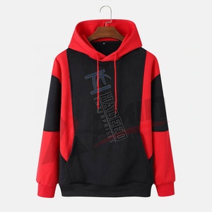 เสื้อสเวตเตอร์ขายส่ง,เสื้อฮู้ดพิมพ์ลายโลโก้และสีล้วน - Product Image 1