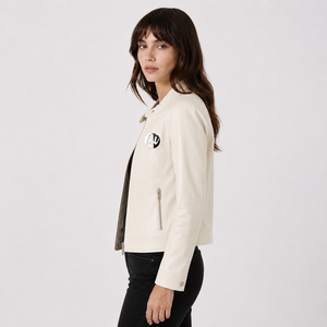 Chaqueta de cuero para mujer de calidad premium que combina estilo atemporal, sensación cómoda y construcción duradera para la confianza diaria. - Product Image 4