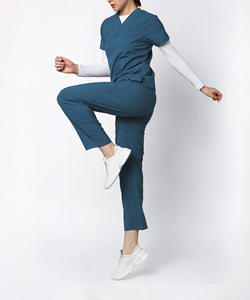 Uniformes Médicos de Verano en Oferta para Uso Hospitalario Unisex, Manga Corta, Tela de Poliéster y Spandex - Product Image 6