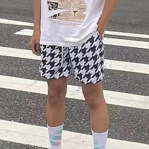 กางเกงขาสั้นลายพรางโลโก้แบบกำหนดเองสำหรับผู้ชาย ผ้าฝ้ายหนานุ่ม กางเกงออกกำลังกาย พิมพ์ลายแบบซับลิเมชั่น กางเกงวิ่งฟิตเนส มีเชือกผูก - Product Image 4