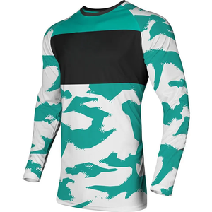 เสื้อเจอร์ซีย์มอเตอร์ครอสสำหรับผู้ใหญ่ไซส์ใหญ่ รุ่นใหม่ สไตล์ BMX สำหรับปั่นจักรยานเสือภูเขาและวิบาก ซับเหงื่อได้ดี ผลิตจากโพลีเอสเตอร์ %  พร้อมอุปกรณ์ป้องกัน - Product Image 5