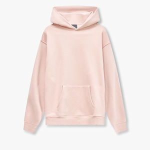 Sudadera con Capucha Oversize Transpirable Lisa Unisex con Logo Personalizado, Tallas Grandes, Color Sólido, Algodón Pesado, Esencial para Invierno - Product Image 2