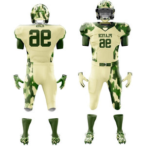 Teamwear Uniform High Quality Digital Printing Club American Football Uniform 100% Polyester Breathable Quick Dry Sublimated - Product Image 4