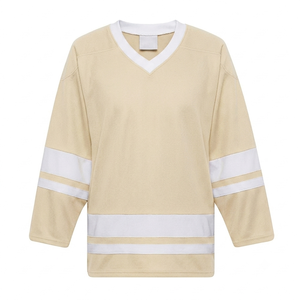Maillot de hockey sur glace personnalisé en gros, nom d'équipe professionnel personnalisé, tissu en maille respirant, maillot de sport pour hommes, vêtements de sport de haute qualité - Product Image 1