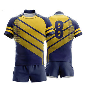 Uniformes de rugby, equipaciones deportivas de rugby adecuadas para clubes, academias y equipos escolares que necesitan uniformes enfocados en el rendimiento. - Product Image 1