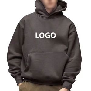 Luxury Hip Hop <b>Plain</b> <b>Hoodies</b> Men Winter Fleece Regular Fit 100% Cotton Breathable Streetwear - Product Image 1