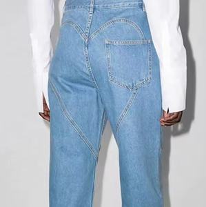 Hiver Dentelle Décorée Velours Taille Haute Flare Pantalon Femmes Casual Respirant Séchage Rapide Anti-Rides Pleine Longueur Service OEM - Product Image 6