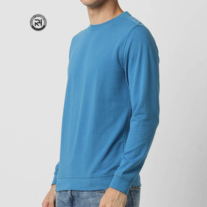 Hot Sale Men Casual <b>Fleece</b> Sweatshirt Anti-Shrink Plain Blank Pullover T-<b>Shirt</b> Hoodies for Autumn - Product Image 4