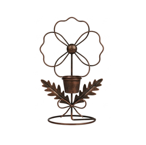 Pot de fleurs en fer forgé le plus vendu avec support, revêtement en poudre, durable, pour intérieur/extérieur, décoration de la maison, jardin, taille personnalisable - Product Image 6