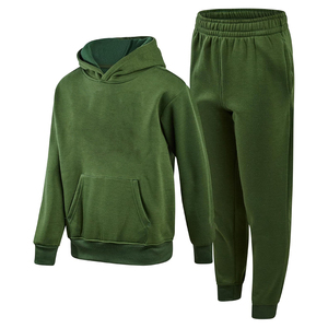 Conjunto Deportivo Premium para Niños con Capucha, Dos Piezas, Ropa de Marca Privada, Ropa Casual, Sudadera con Cierre para Niños, Pantalones Deportivos para Niños - Product Image 1