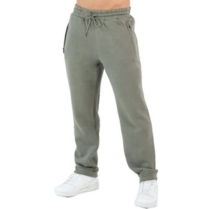Men's Gray <b>Fleece</b> Sweatpants Elastic Waist Drawstring Casual <b>Pants</b> With Side Pockets Autumn Wear Men's <b>Pants</b> - Product Image 1