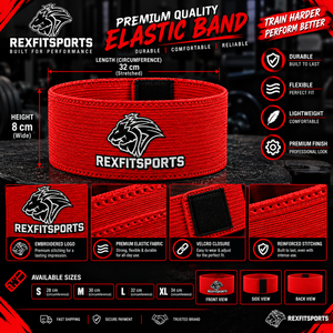 Brazalete Deportivo Bordado Personalizado, Banda Elástica Ajustable con Cierre de Gancho y Bucle para Entrenamiento y Actividades al Aire Libre - Product Image 2
