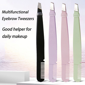 Pinzas Profesionales Portátiles para Recortar Cejas, Punta Puntiaguda, Acero Inoxidable, Mango Cómodo, de Lujo, Precio al por Mayor - Product Image 6