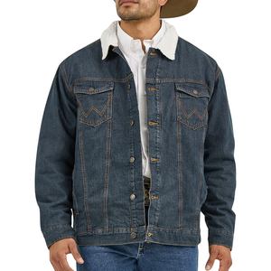 Men's Raw Jean Jacket Premium Denim Fabric Classic Casual Outerwear Wholesale Manufacturer Supplier <b>Coat</b> Streetwear Denim Jacket - Product Image 1