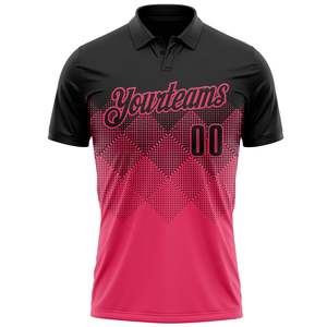 Professional Athletic Polo <b>Shirt</b> Custom Chest Team Logo Back Player Name Number Moisture Wicking <b>Polyester</b> Wholesale <b>T</b> <b>Shirt</b> - Product Image 2