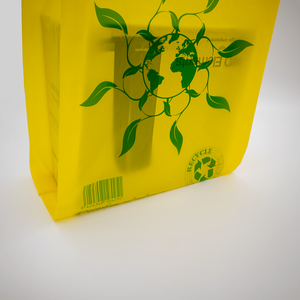 Sacs en T-shirt en HDPE biodégradables écologiques personnalisés, impression sérigraphique, poignée en forme de gilet, recyclables, sacs de supermarché compostables - Product Image 3