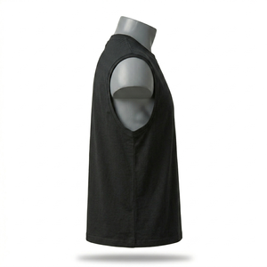 Private Label Heavyweight Oversized Sleeveless T-Shirt Custom Brand Logo Boxy Fit Streetwear Tank <b>Top</b> Men Manufacturer Wholesale - Product Image 3