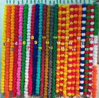 Guirlande de fleurs artificielles Marigold de 45 pouces pour mariage, fête, Diwali, Jour des Morts mexicain, décorations indiennes, décoration de cheminée