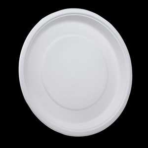 Assiettes en papier jetables de qualité supérieure, résistantes, à usage unique, assiettes à dîner écologiques, assiettes de service alimentaire pour la restauration - Product Image 1