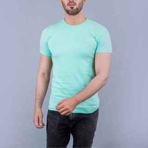 Camiseta de Hombre Lisa para Bordar, de Alta Calidad, Poliéster, Cuello Alto, Personalizable al por Mayor, OEM - Product Image 6
