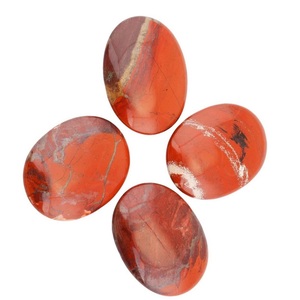 Piedra Preciosa Natural de Jaspe Rojo Pulido, Piedras de Palma de Cristal para Reiki, Decoración del Hogar, Meditación, Piedra de la Preocupación Grande, Feng Shui - Product Image 5