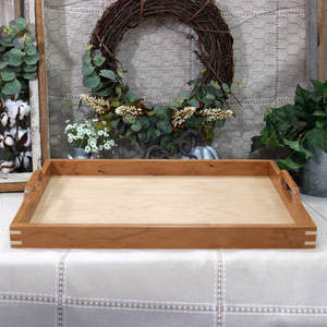 Bandeja de Servir Deslizante de Madera Hecha a Mano con Patrón Abstracto, de Alta Calidad, Diseño Elegante y Moderno, Superventas - Product Image 3