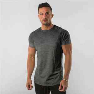 T-shirt de sport à col rond pour homme – T-shirt de fitness respirant et à séchage rapide pour la salle de sport, le jogging et le confort au quotidien - Product Image 2