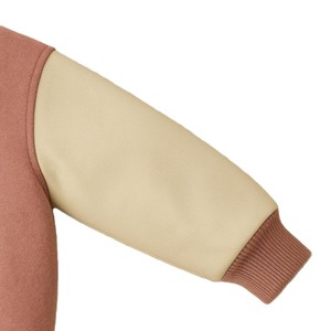 Chaqueta Varsity Personalizada con Cuerpo de Lana y Mangas de Cuero, Chaqueta Varsity de Invierno de Corte Regular Personalizada con Logotipo Bordado, Chaqueta Lettermen - Product Image 3