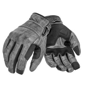 Guantes de Motociclismo de Cuero SAAR INDUSTRIES, Gran Venta, Protección Completa para los Dedos, Antideslizantes, Pantalla Táctil, Cierre de Gancho y Bucle - Product Image 1