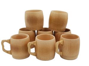Gobelet à thé et café réutilisable et écologique en bambou personnalisé Tasse à boire naturelle avec couvercle Fournisseur certifié de voyage - Product Image 3