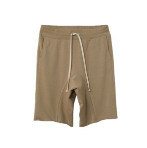 Breathable 100% Cotton Solid Hip Hop Summer Men's Drop Crotch Sweat Shorts Streetwear Casual High Street Style Eco-Friendly - Product Image 1