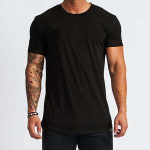 Custom Printed T-shirt Breathable Man Clothing Gym Shirt Fitness Fitted Tee Sport Wear <b>Plain</b> Compressed Quick Dry <b>Tshirt</b> for Men - Product Image 3
