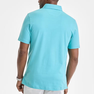 Camisetas polo de algodón de alta calidad al por mayor, transpirables, de verano, lisas, con logotipo personalizado, manga corta, para hombre y mujer, OEM, ODM - Product Image 3
