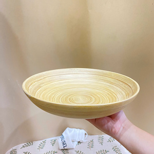 GRANDE VENTE EN GROS NOUVELLE GRANDE ASSIETTE EN BAMBOU POUR ENFANTS ÉCOLOGIQUE FORME OVALE POUR CAMPING EN STOCK - PRIX LE PLUS BAS D'ECO2GO VIETNAM - Product Image 3