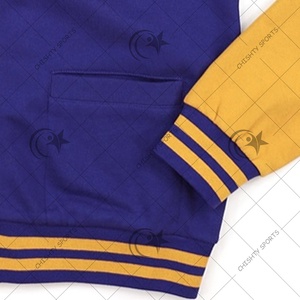 Pull Cardigan personnalisé pour hommes de haute qualité automne hiver tricots avec broderie en chenille Logo bouton décoration en gros - Product Image 4