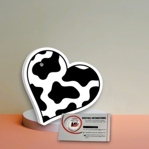 Palette d'extensions de cils magnétiques personnalisée en acrylique, motif cœur, fleur, papillon, vache, étanche, pour cils à marque privée - Product Image 1