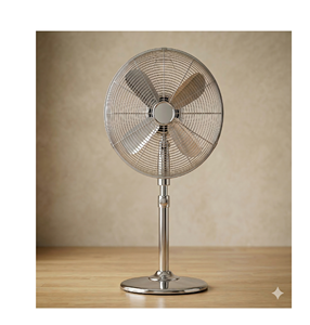 Ventilateur sur pied électrique rechargeable de luxe haute vitesse pour grande pièce, idéal pour la maison - Product Image 4