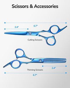 Professional Pet Grooming <b>Scissors</b> Set Stainless Steel Pet Shear Set - Product Image 2