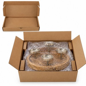 Juego de Portavelas de Metal Hechos a Mano, 4 Piezas, Decoración de Mesa Moderna Circular para Mesa de Comedor, Decoración del Hogar, Hotel, Restaurante - Product Image 5