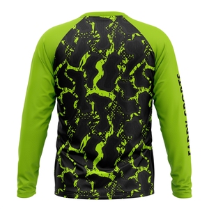 T-shirt de sport pour homme à manches longues, séchage rapide, respirant, performance athlétique, camouflage, entraînement, fitness, vêtements de sport - Product Image 2