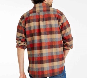 Chemise en flanelle à carreaux color block de haute qualité avec poche poitrine, style streetwear, coupe oversize, manches longues - Product Image 5