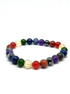 Pulsera de Cuentas de Cristal Natural de 8mm, Pulsera Elástica de Piedras Preciosas Curativas Unisex, Ojo de Tigre, Amatista, Cuarzo Rosa, Venta al por Mayor - Product Image 2