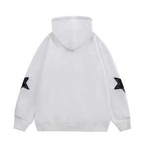 Manufacturer Custom Oversize 500 Gsm Applique Patch <b>Zip</b> <b>Ups</b> Men's Distressed Heavywieght Tracksuit - Product Image 5