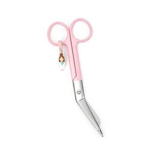 Tijeras para Vendajes de Enfermería, Tijeras Médicas Anguladas con Bonito Adorno de Enfermera, Tijeras de Primeros Auxilios para Enfermeras y Trabajadores de la Salud - Product Image 1
