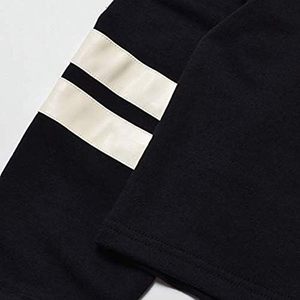 2026 Women's Cropped Hoodie With White <b>Stripes</b> On Sleeves Full Sleeve Hooded Sweatshirt <b>crop</b> <b>top</b> women - Product Image 4