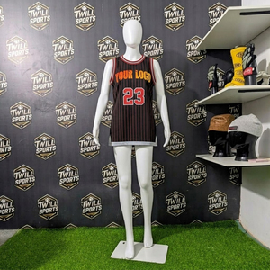 Maillot de basketball personnalisé : Créez vos propres maillots par sublimation, unisexe, à séchage rapide, respirant, 100 % polyester, haut de gamme - Product Image 3