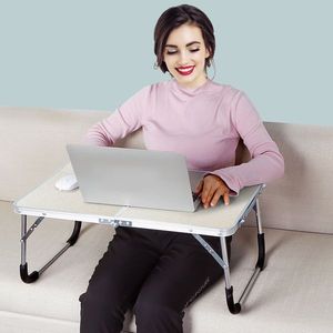 Foldable Laptop <b>Table</b> Notebook Lap <b>Tray</b> for <b>Bed</b> Sofa Couch Floor Dormitory-for Breakfast Reading Writing Study - Product Image 4